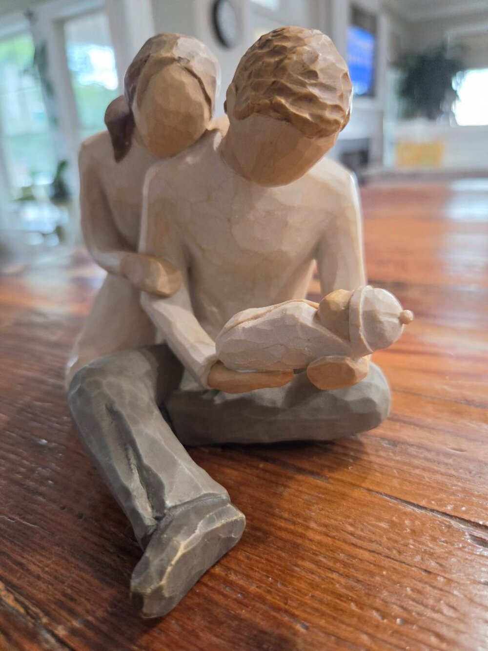 Willow Tree New Life Figurine Figure Mother Father Baby Susan Lordi 2000 Demdaco